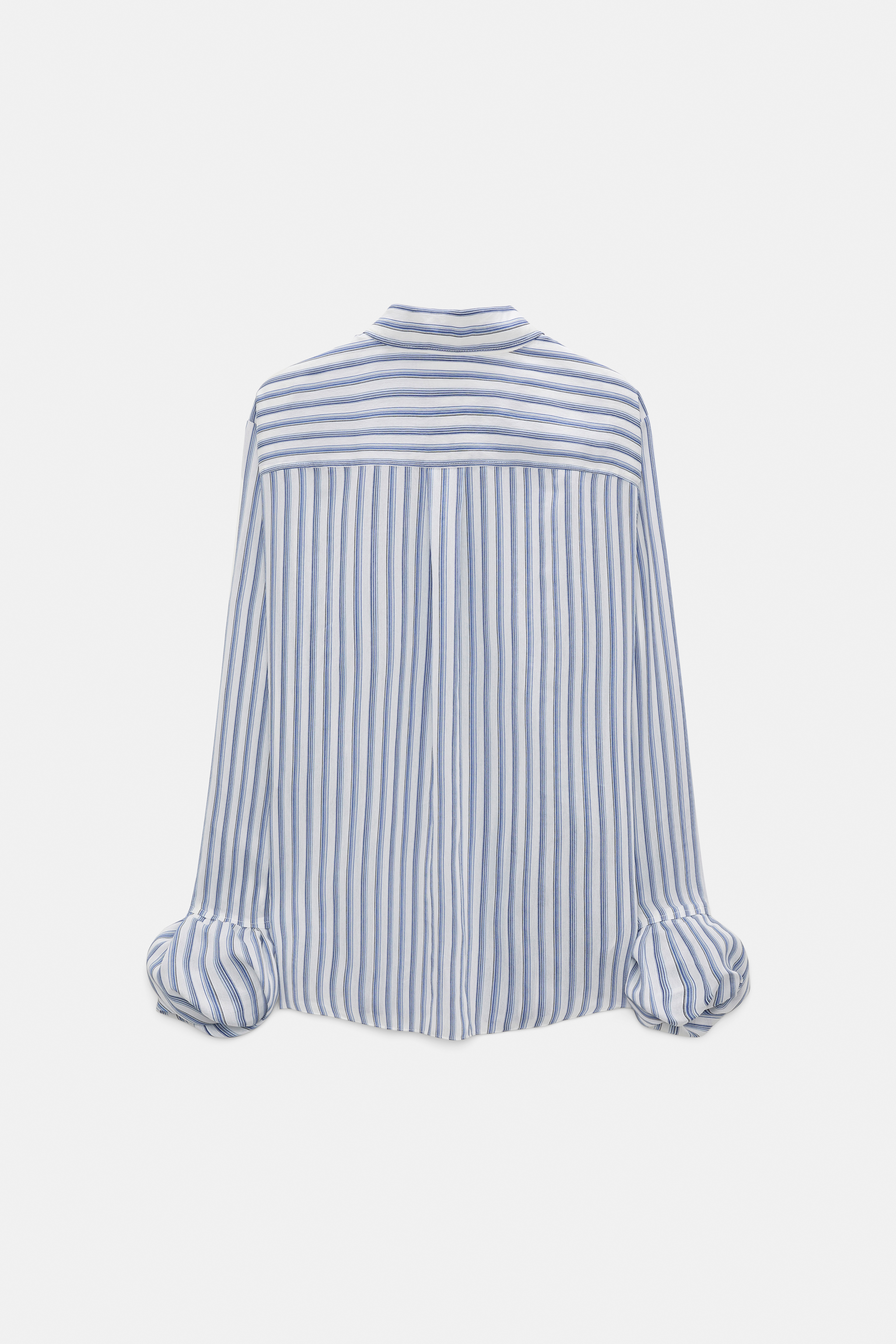 Dorothee Schumacher Blouse with balloon cuffs white sky mix